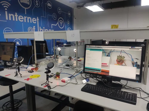 AI and IoT skilling lab set up at an academic institution under CSR funding