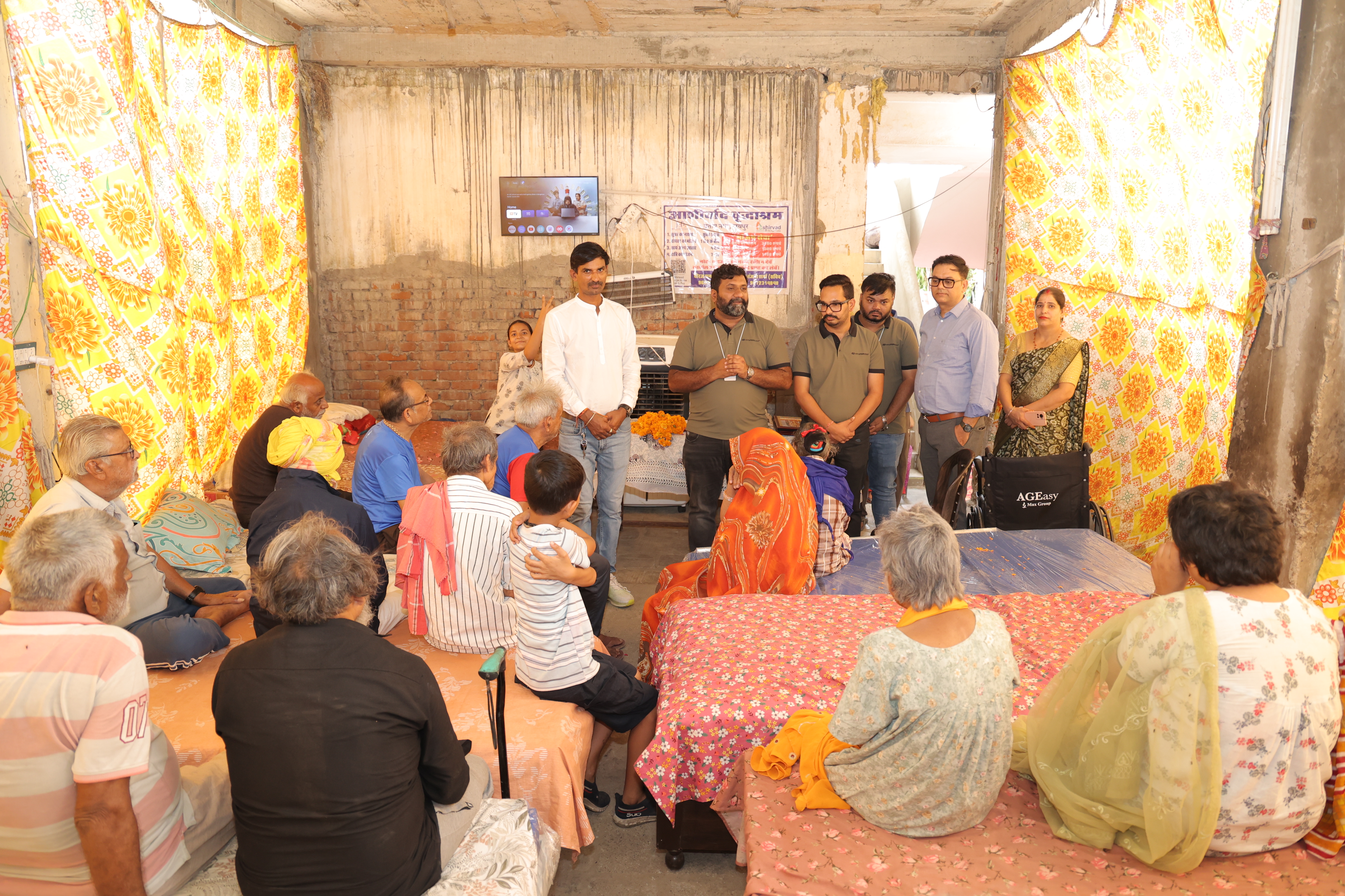 ICU beds and wheelchairs handed over to old age homes under the Hyundai CSR project