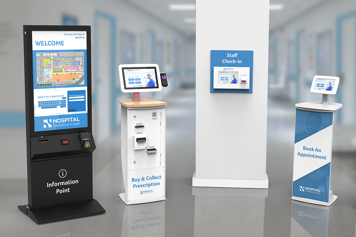 Health parameter kiosk installed at a community health centre